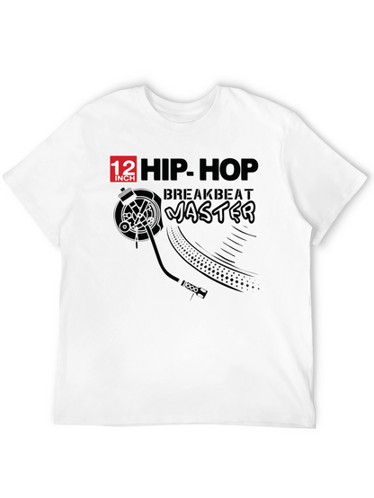 Hip Hop Breakbeat Master Black T-Shirt
