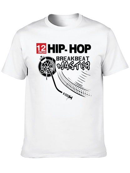 Hip Hop Breakbeat Master Black T-Shirt