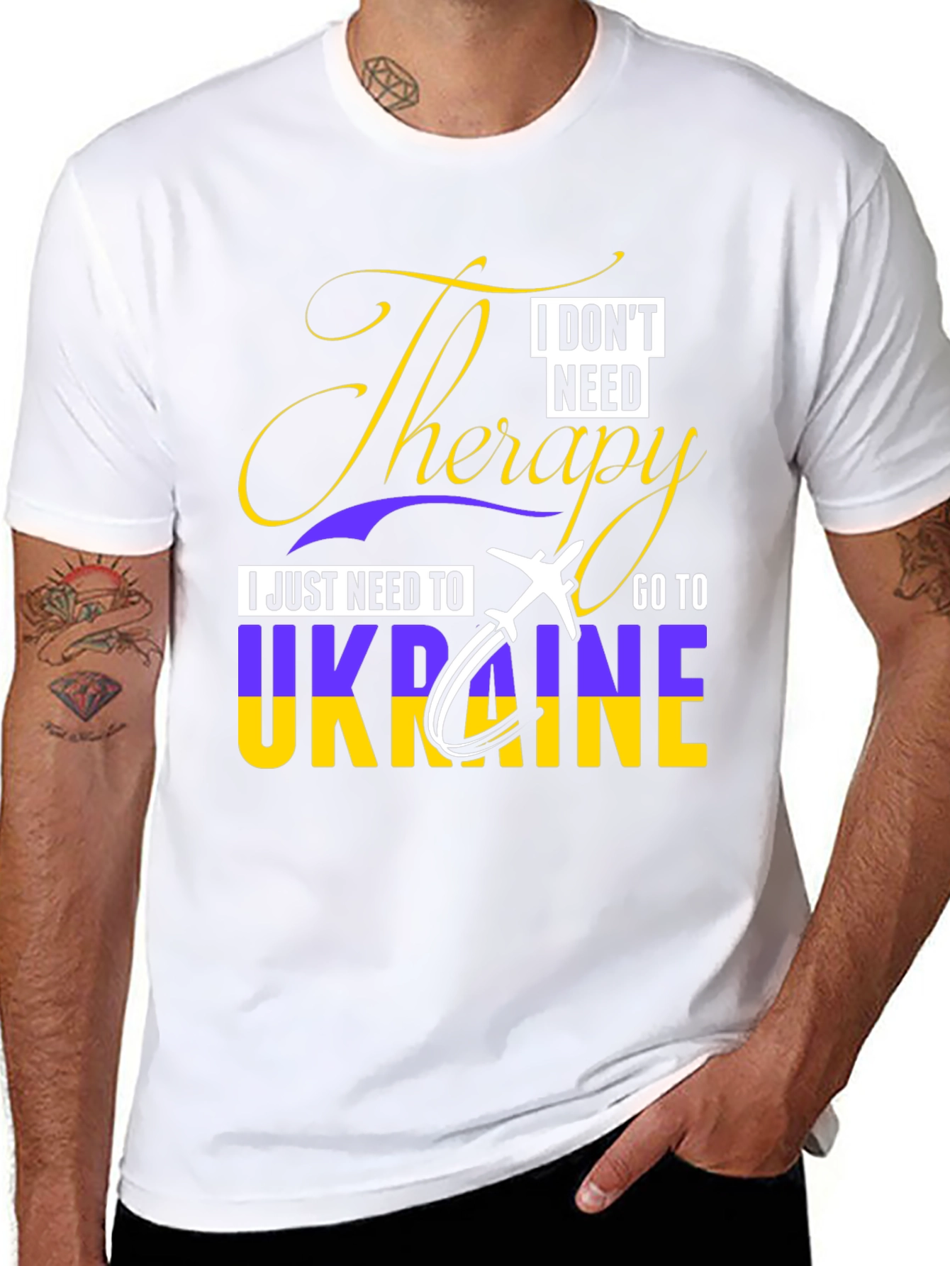 Ukraine Therapy T-Shirt - I Dont Need Therapy!