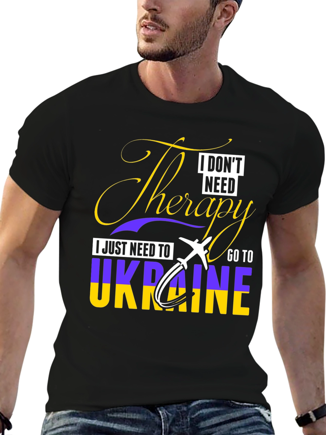 Ukraine Therapy T-Shirt - I Dont Need Therapy!