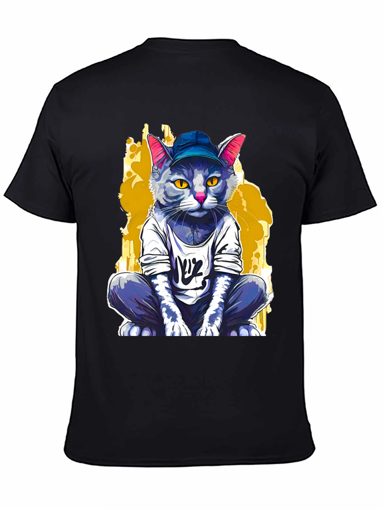 Cool Cat Graphic Tee - Trendy Streetwear