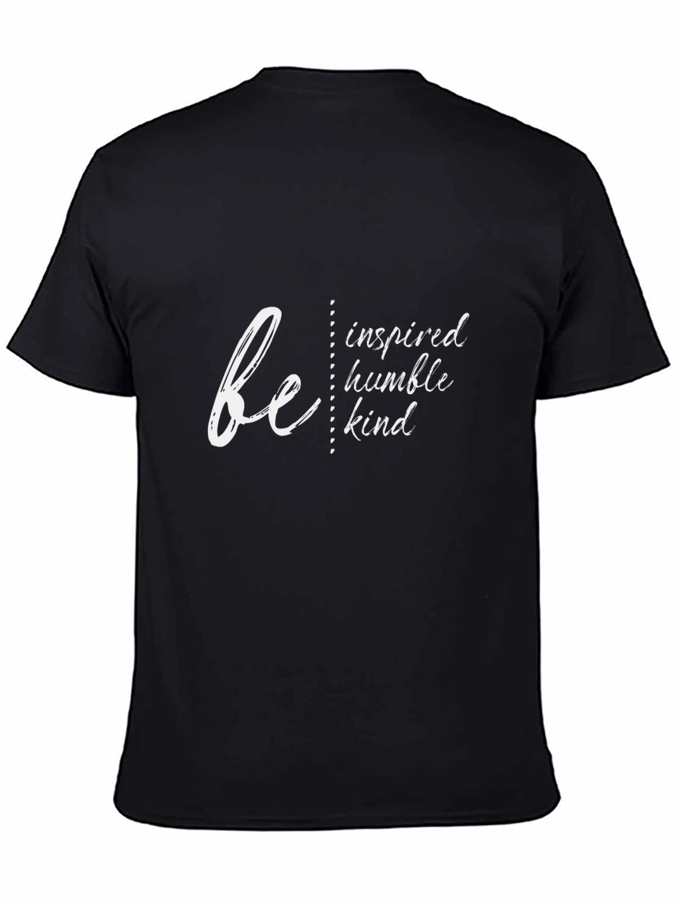 Be Inspired T-Shirt: Humble Kind Black Tee