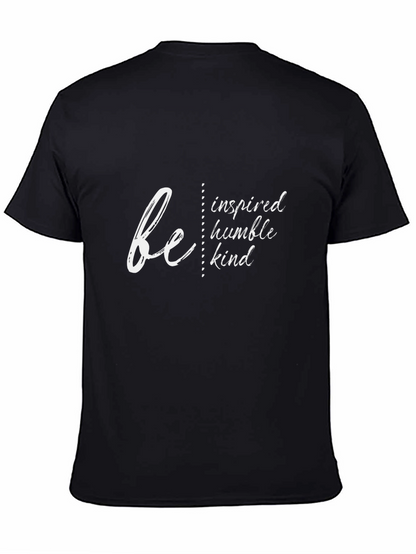Be Inspired T-Shirt: Humble Kind Black Tee