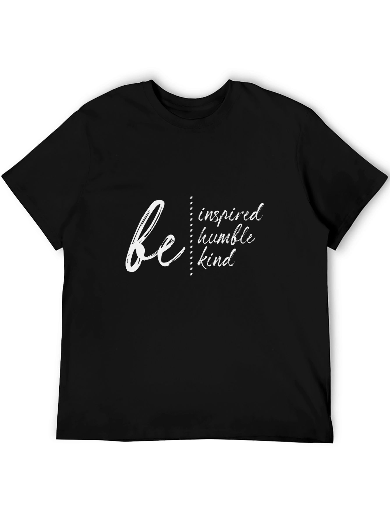 Be Inspired T-Shirt: Humble Kind Black Tee