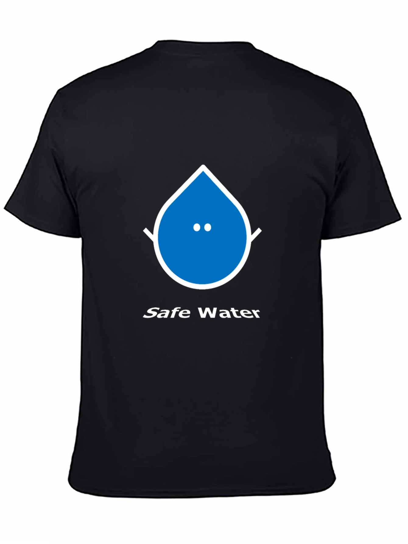 Safe Water Graphic Tee - Unisex Black T-Shirt