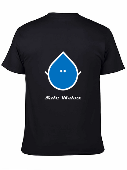 Safe Water Graphic Tee - Unisex Black T-Shirt