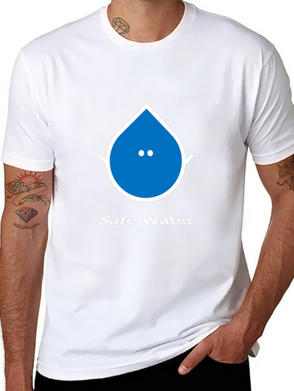 Safe Water Graphic Tee - Unisex Black T-Shirt