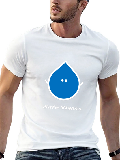 Safe Water Graphic Tee - Unisex Black T-Shirt