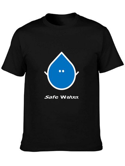 Safe Water Graphic Tee - Unisex Black T-Shirt