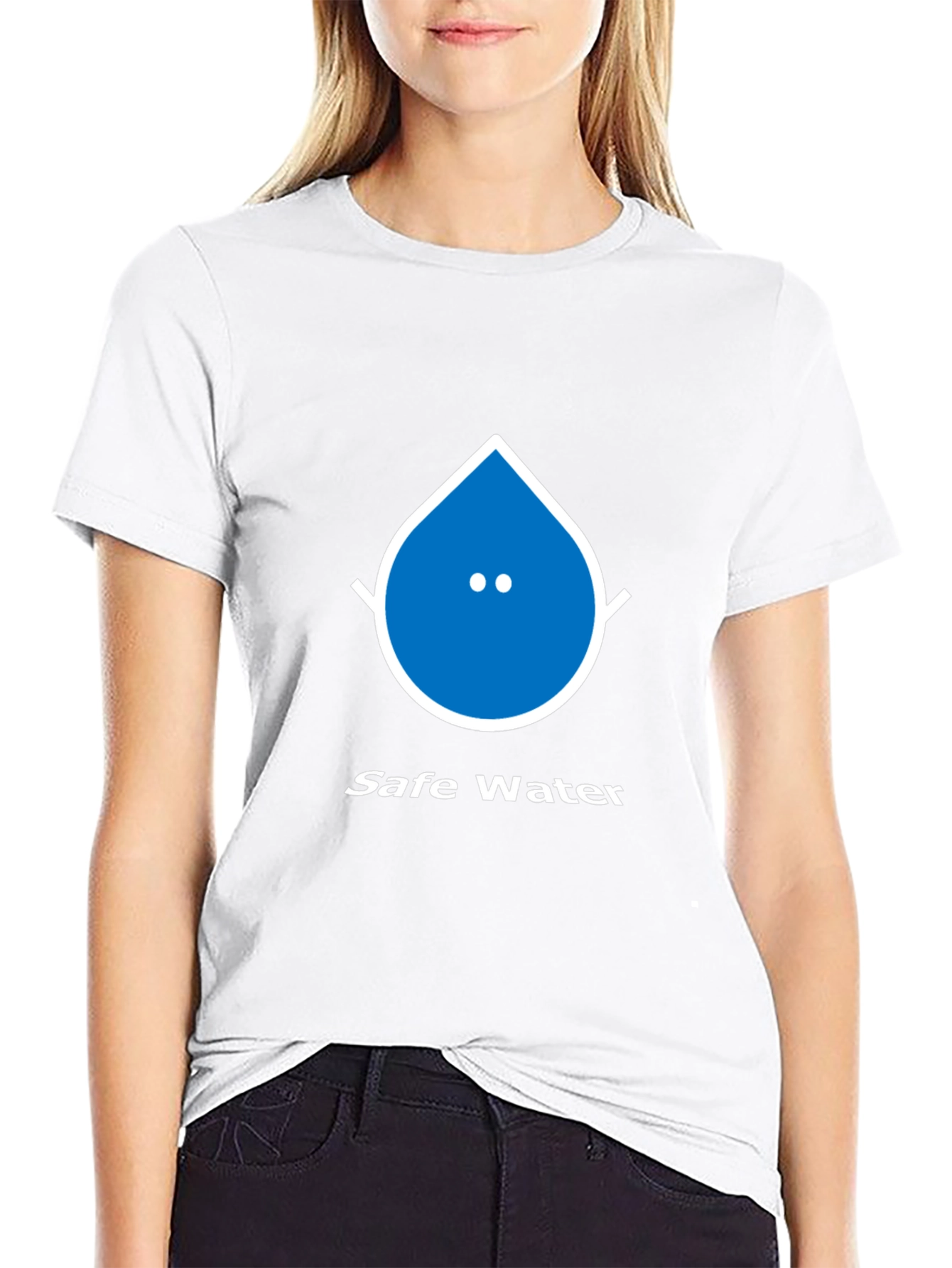 Safe Water Graphic Tee - Unisex Black T-Shirt