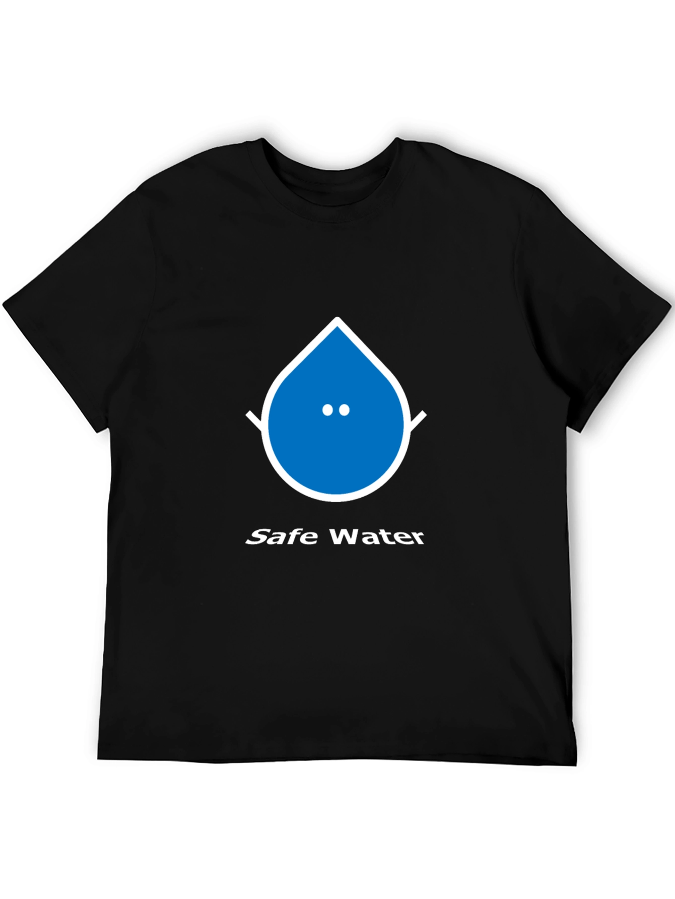 Safe Water Graphic Tee - Unisex Black T-Shirt