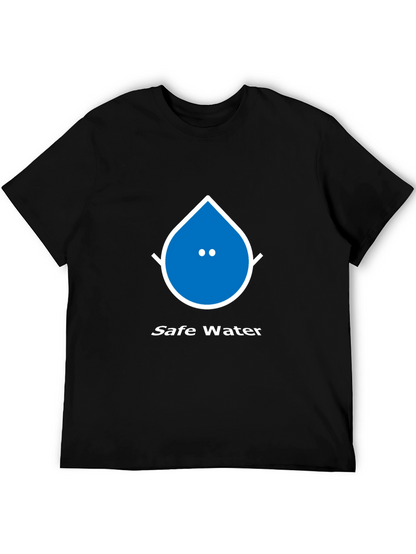 Safe Water Graphic Tee - Unisex Black T-Shirt