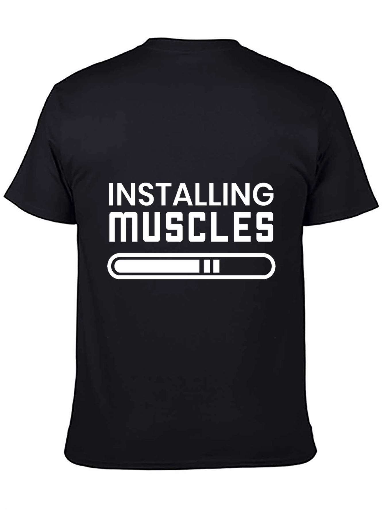 Installing Muscles T-Shirt - Gym Humor Tee