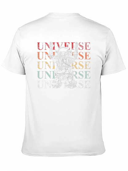 Retro Universe Astronaut Graphic T-Shirt