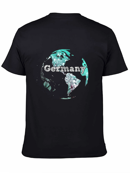 Germany Globe Graphic Print T-Shirt