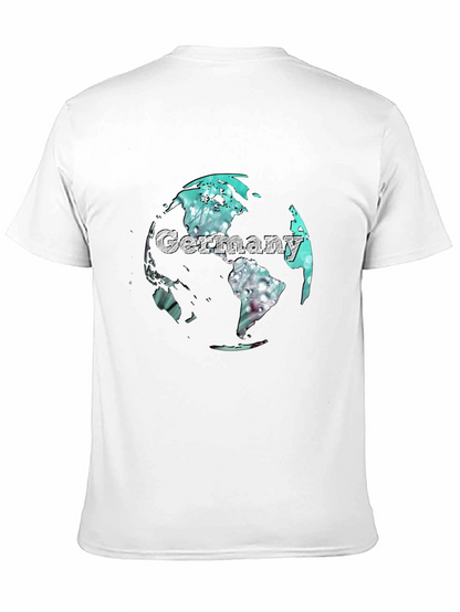 Germany Globe Graphic Print T-Shirt