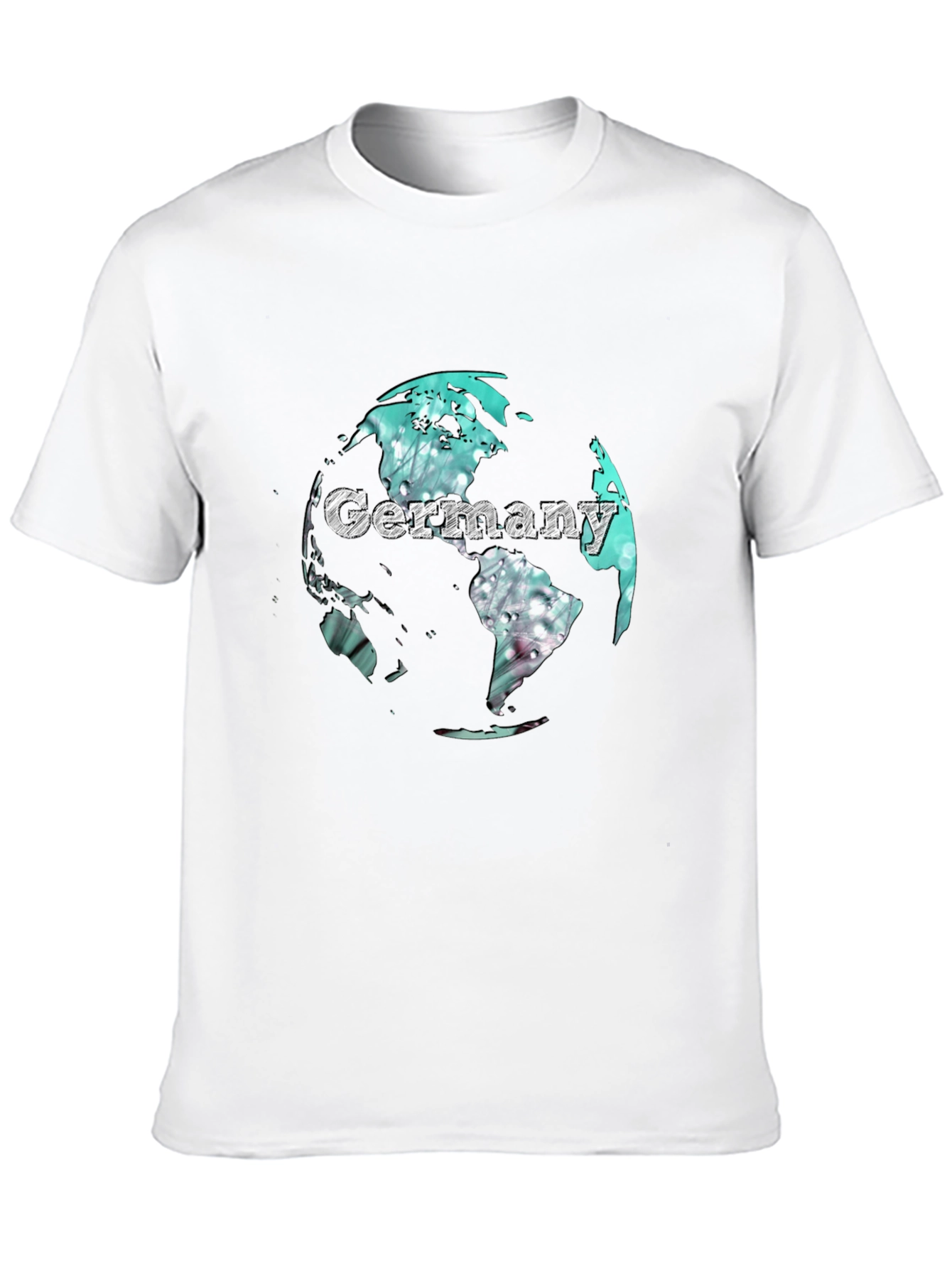 Germany Globe Graphic Print T-Shirt