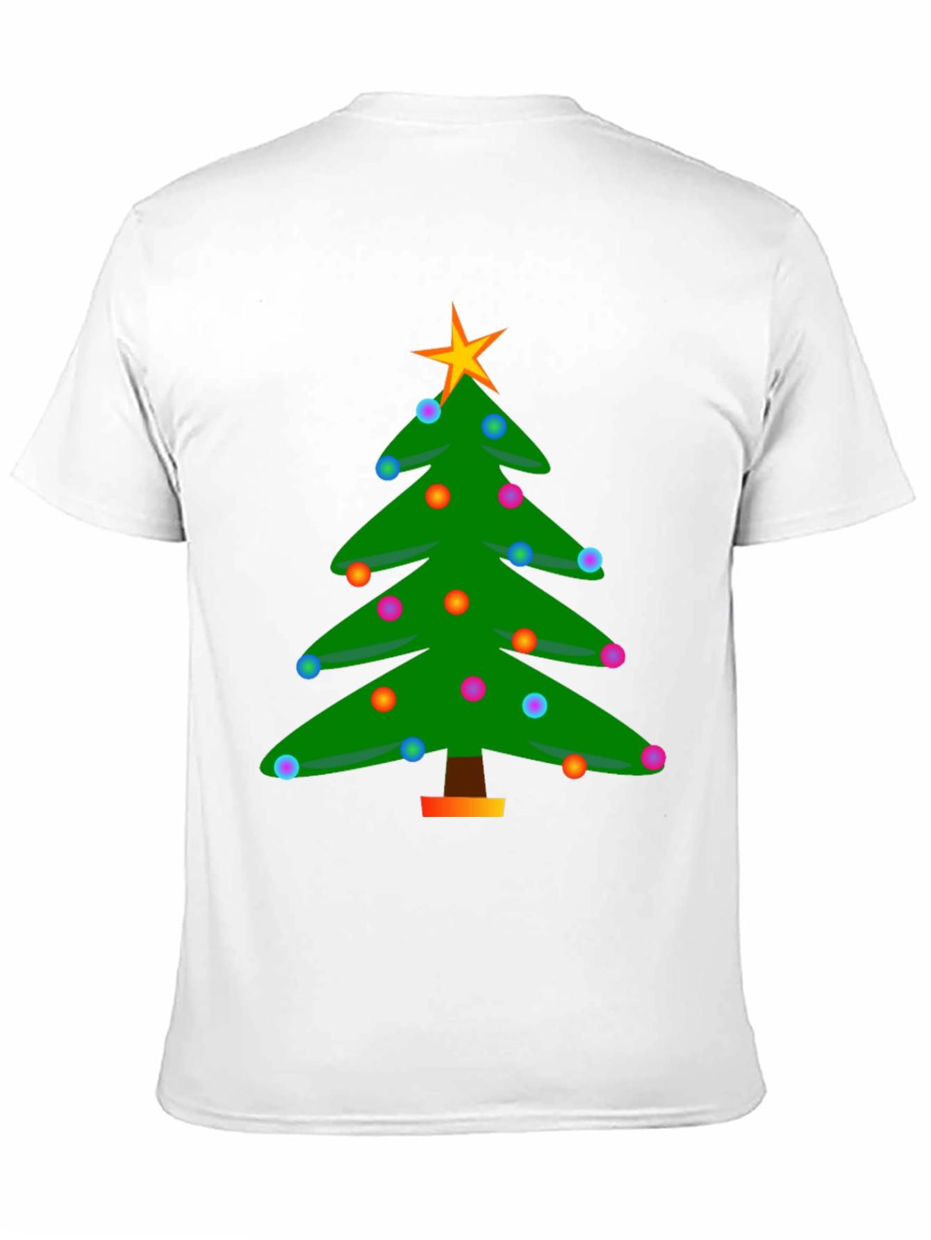 Festive Christmas Tree Graphic T-Shirt