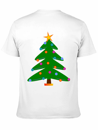 Festive Christmas Tree Graphic T-Shirt