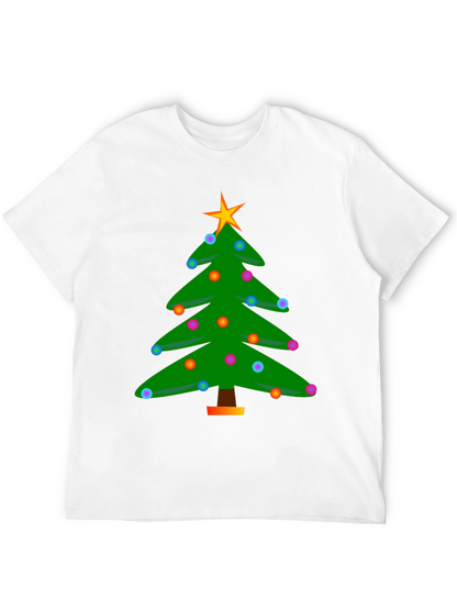 Festive Christmas Tree Graphic T-Shirt