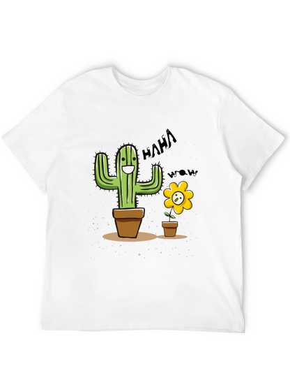 Funny Cactus Flower Graphic Tee