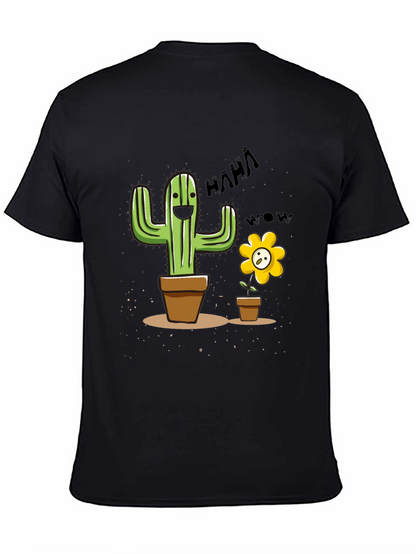Funny Cactus Flower Graphic Tee