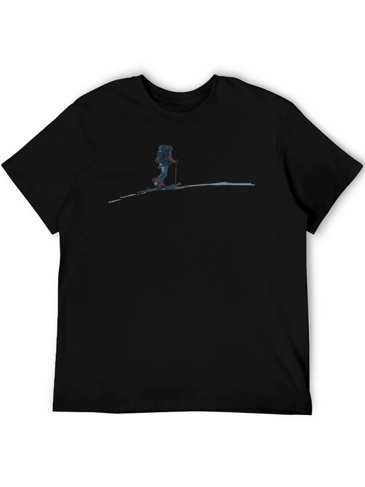 Mountain Skier Graphic T-Shirt