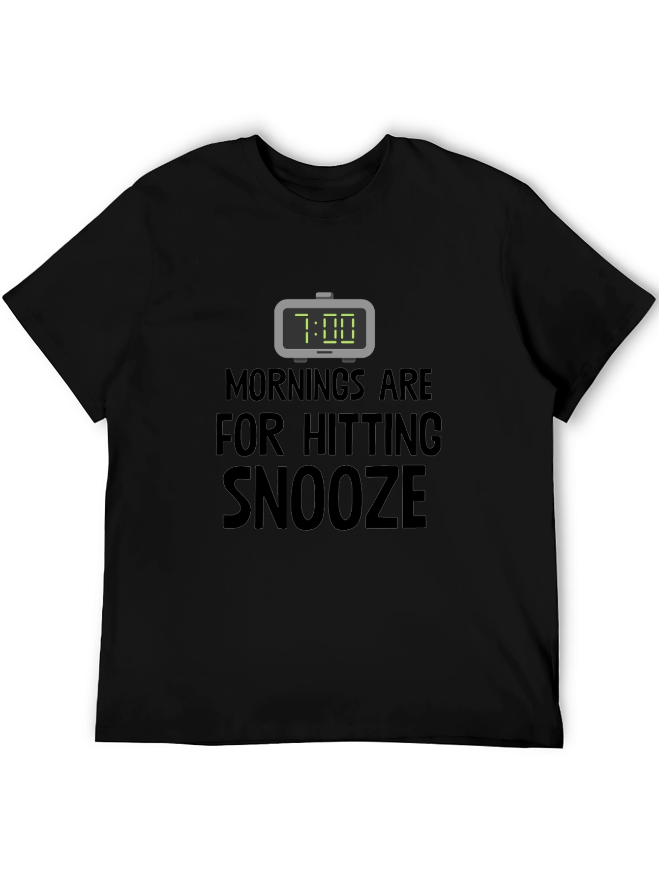 Funny Snooze T-Shirt: Morning Humor Tee