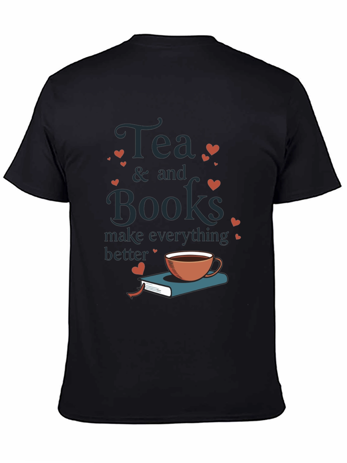 Tea & Books Graphic Tee