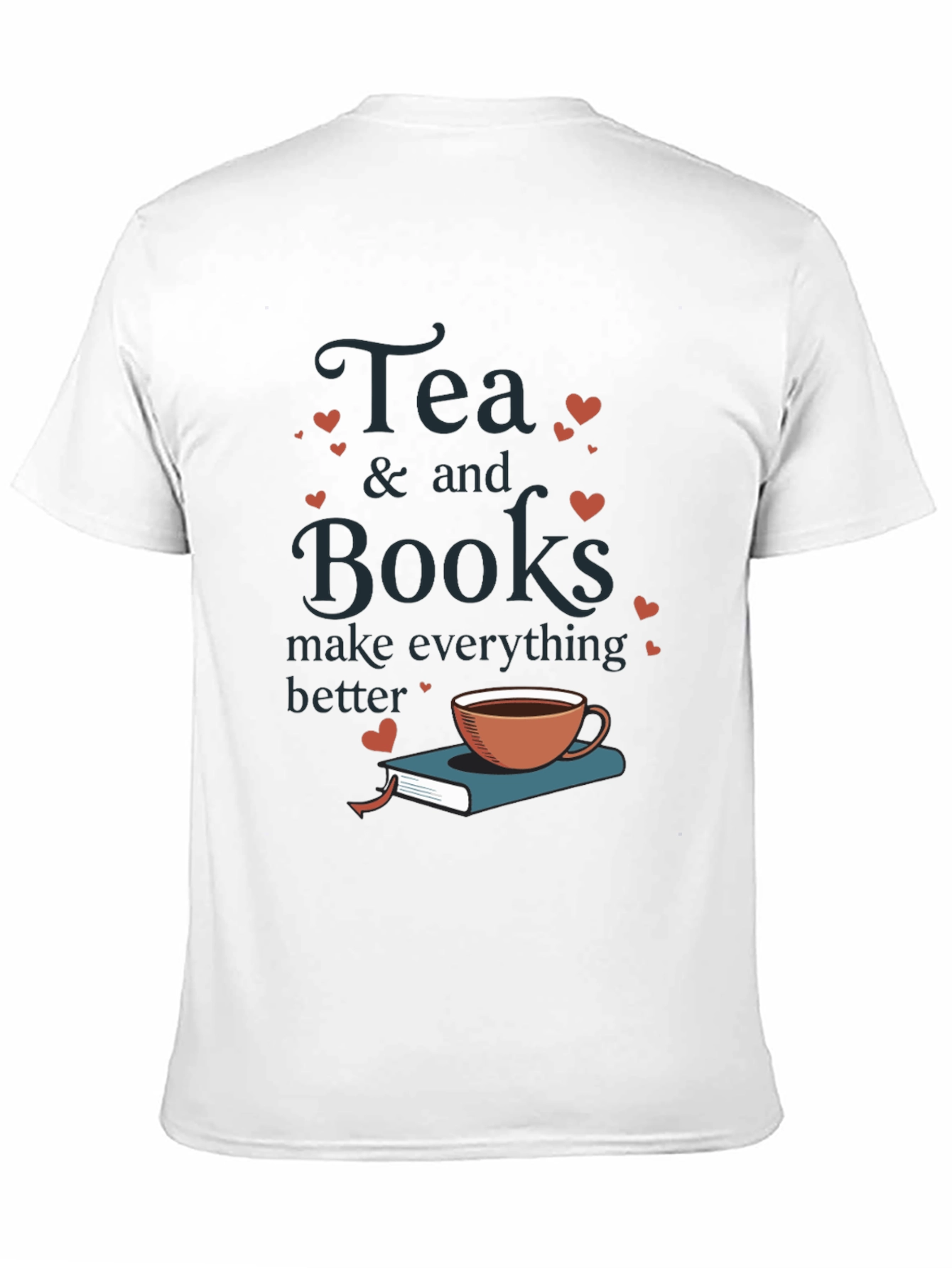 Tea & Books Graphic Tee