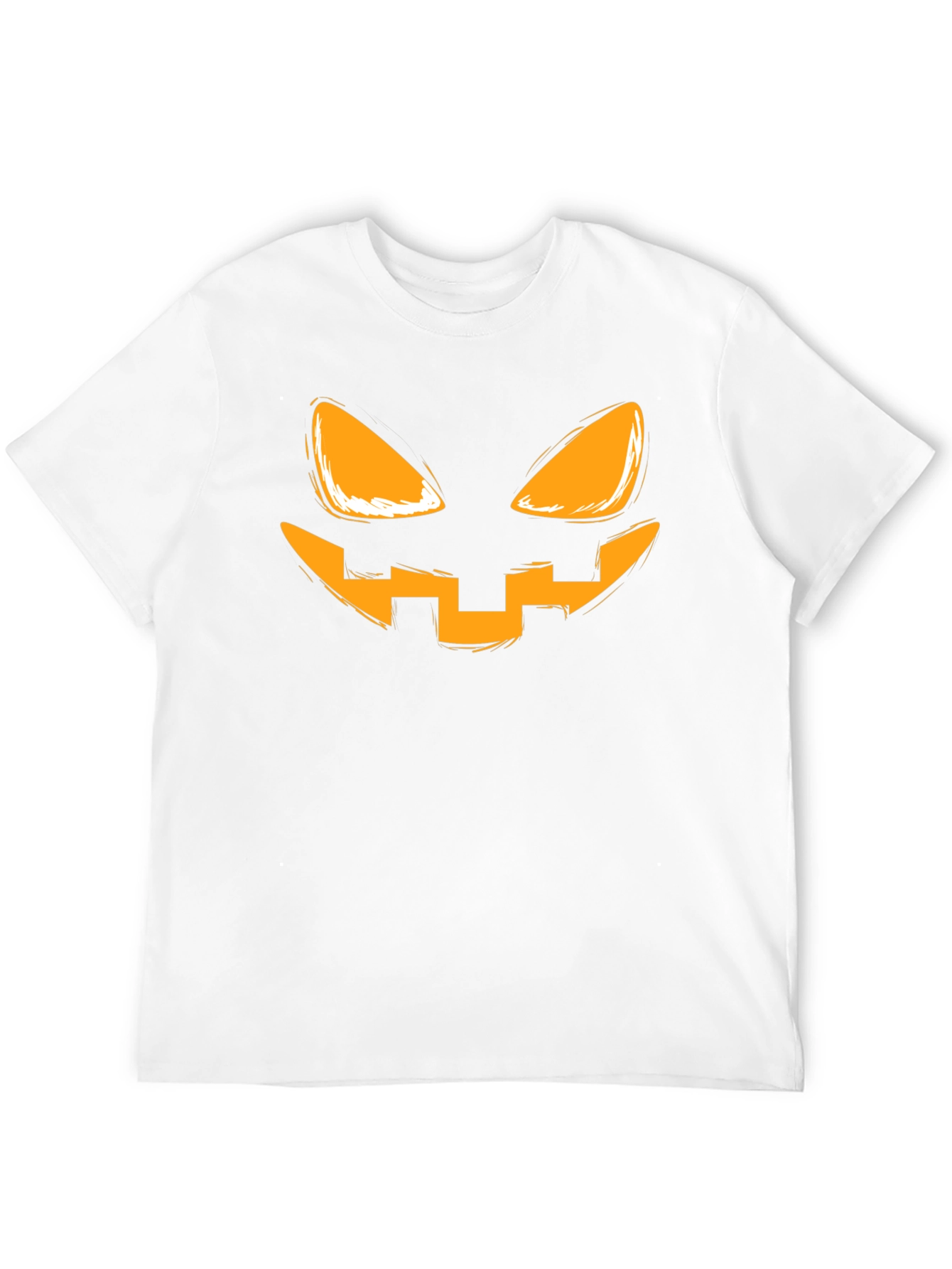 Spooky Pumpkin Face Graphic T-Shirt - Halloween Tee