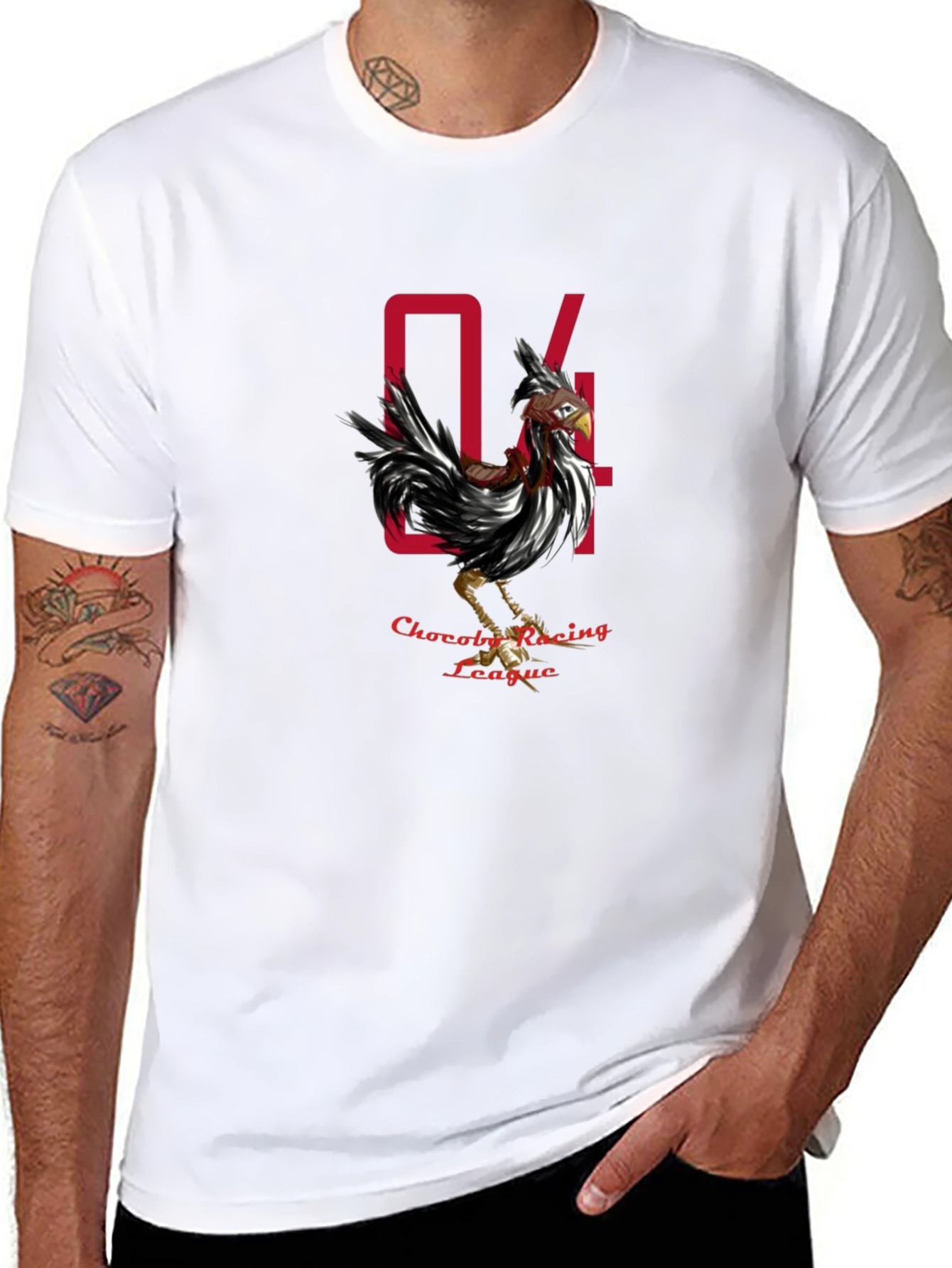 Chocobo Racing League Black T-Shirt