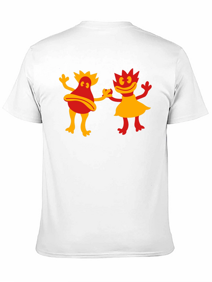 Retro Cartoon Creature Black T-Shirt