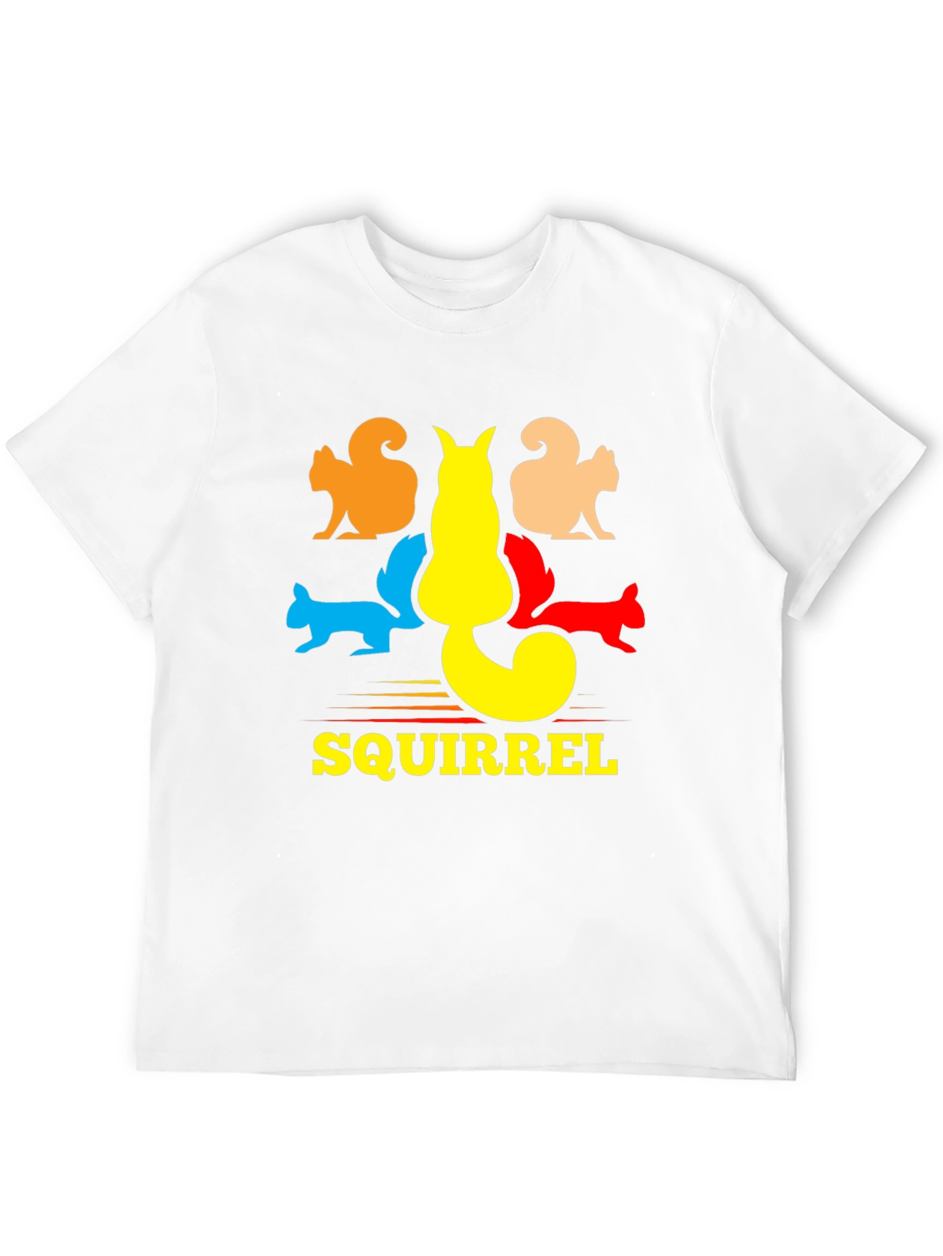 Squirrel Graphic T-Shirt - Black Cotton Tee
