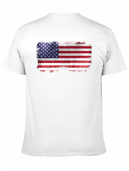 American Flag Graphic T-Shirt - Black