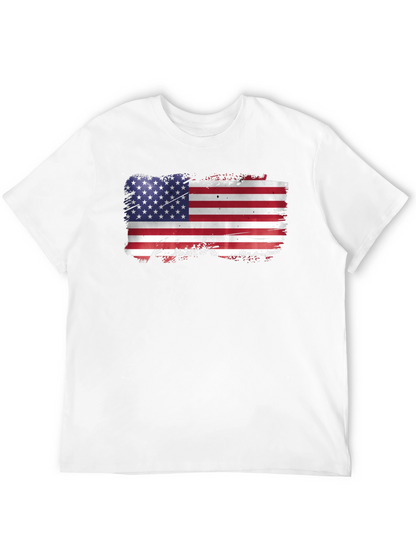American Flag Graphic T-Shirt - Black