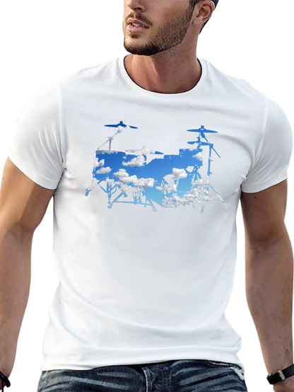 Drum Set Sky Graphic Tee