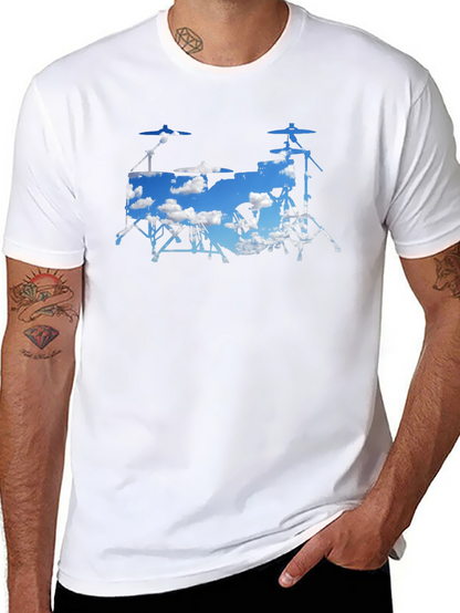 Drum Set Sky Graphic Tee