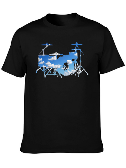 Drum Set Sky Graphic Tee