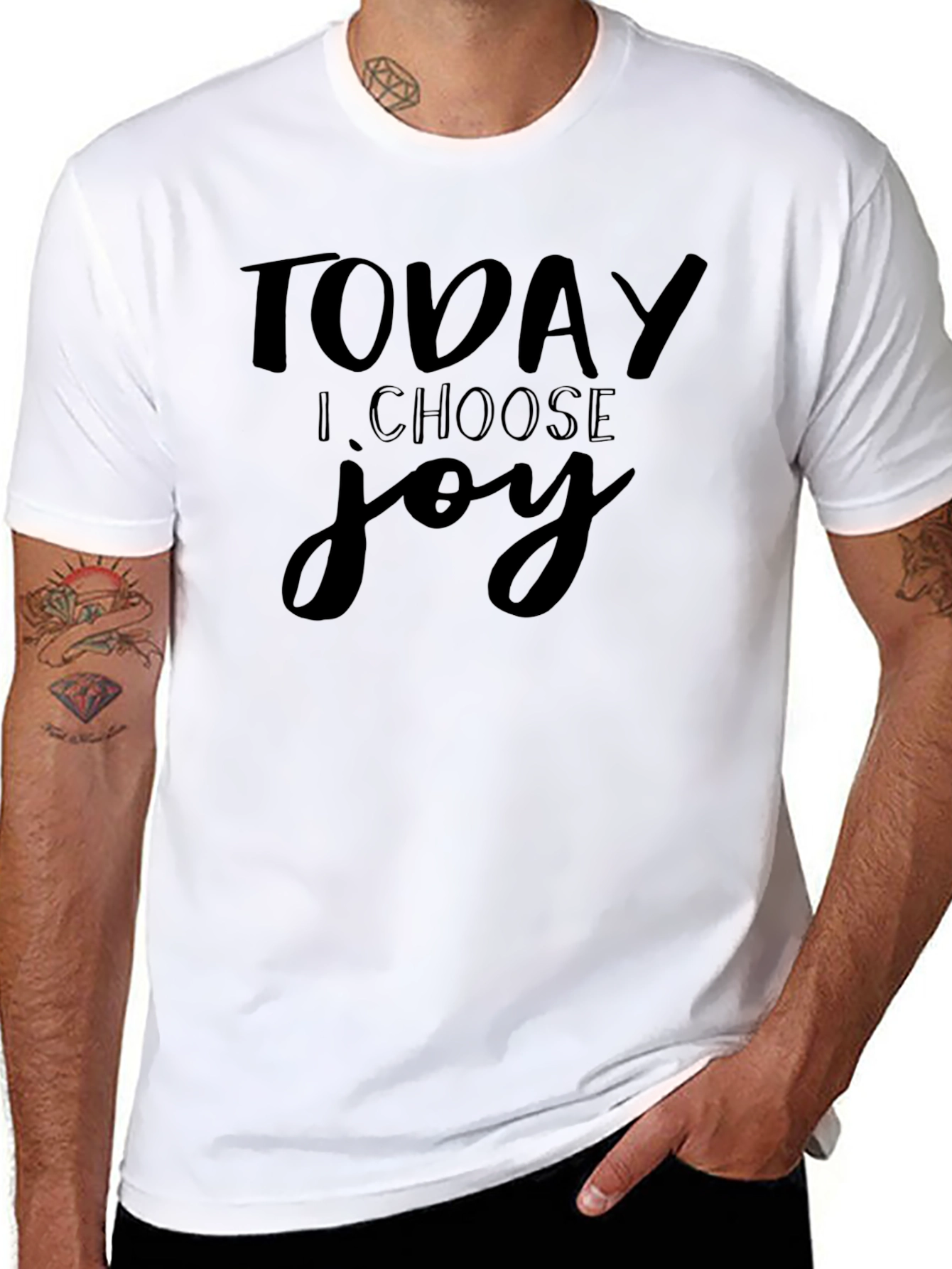 Today I Choose Joy T-Shirt - Inspirational Graphic Tee