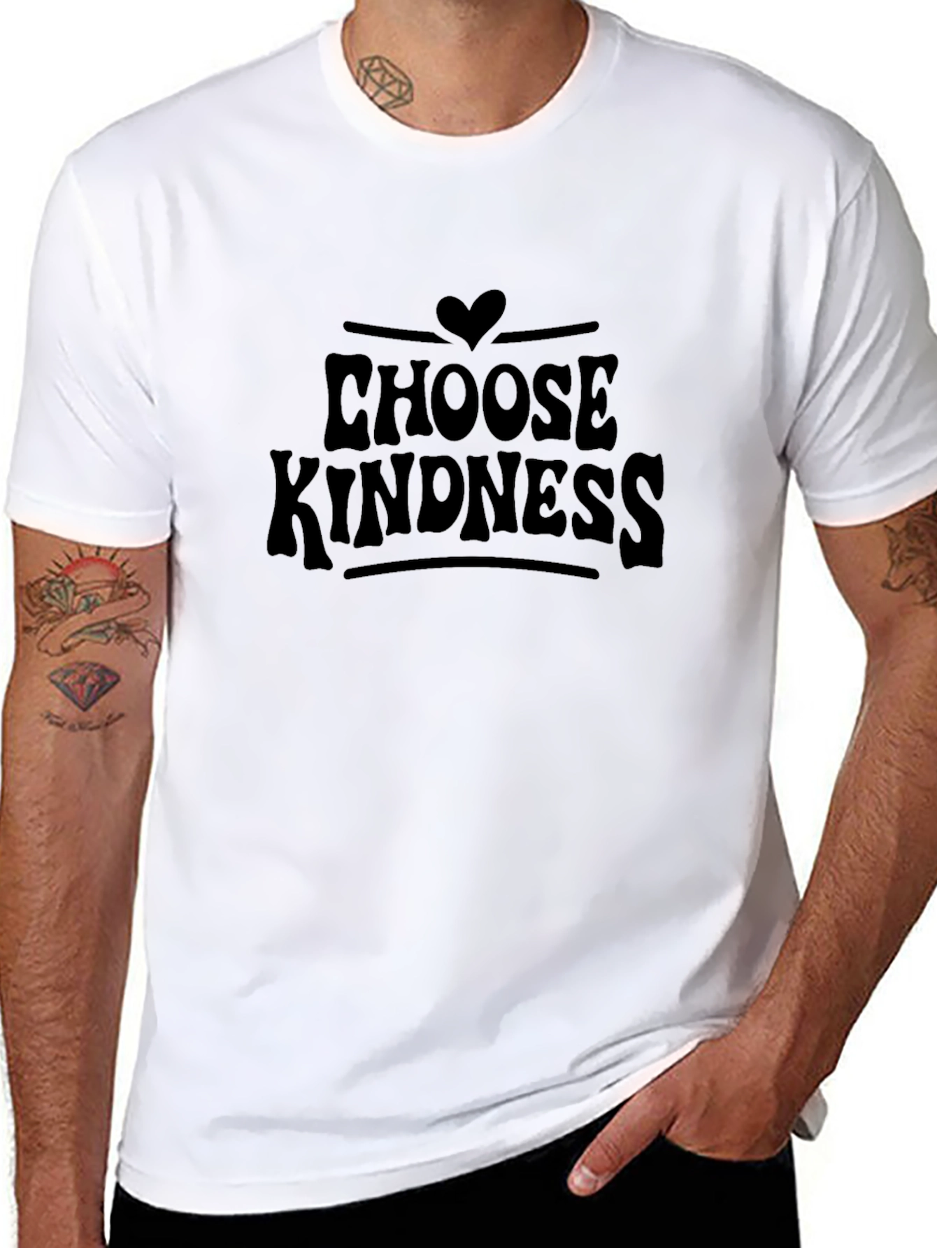 Choose Kindness Black Graphic Tee