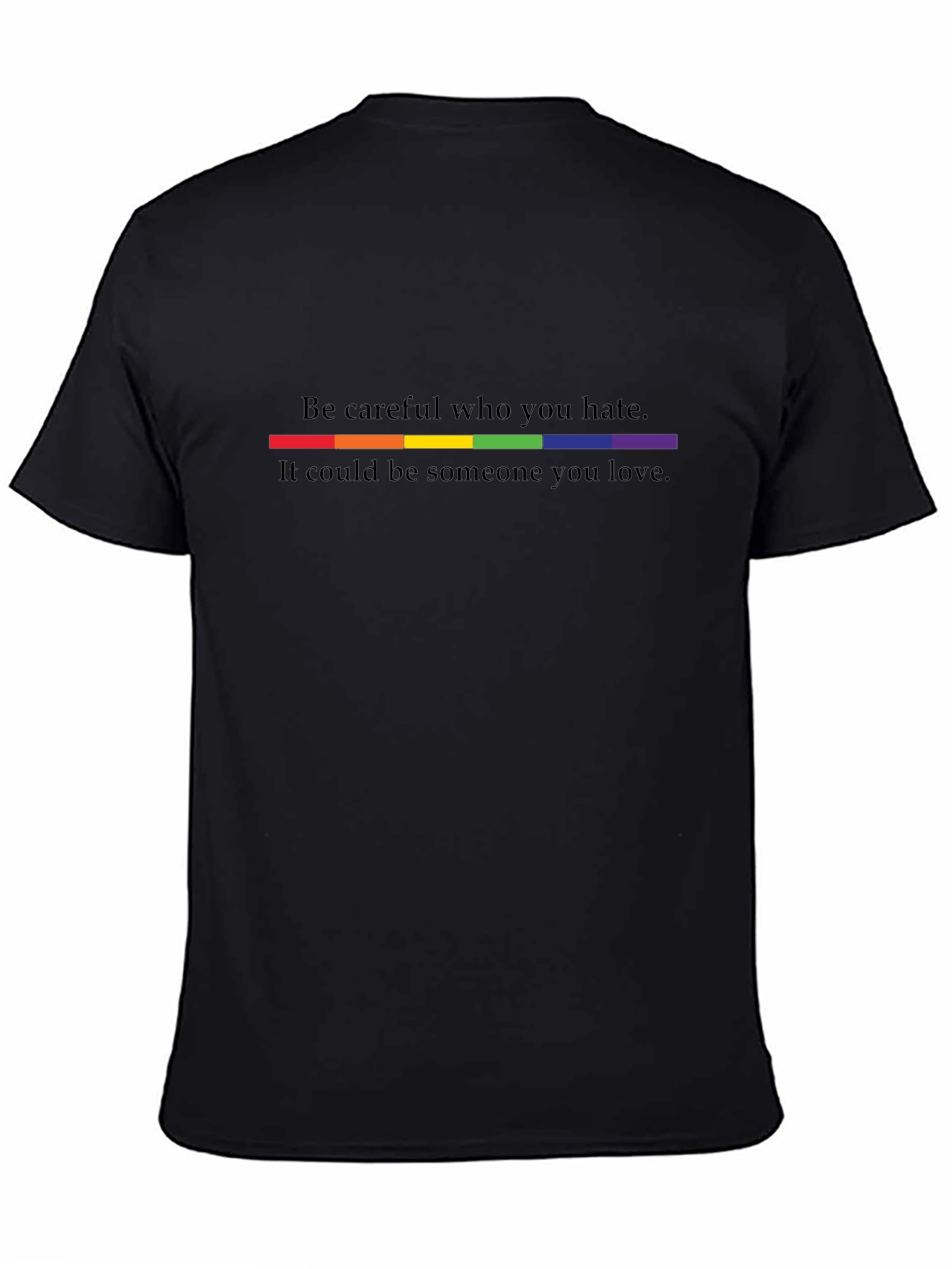 Be Careful Who You Hate LGBTQ+ Pride T-Shirt