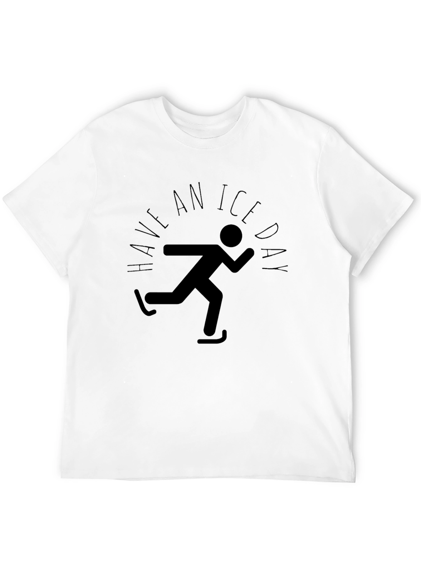 Ice Day Skater Graphic Tee - Black