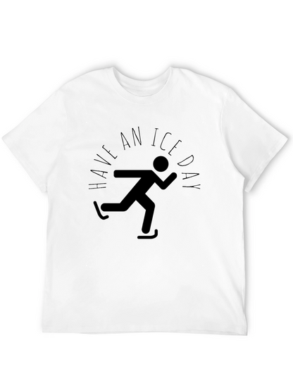 Ice Day Skater Graphic Tee - Black