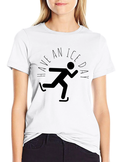 Ice Day Skater Graphic Tee - Black