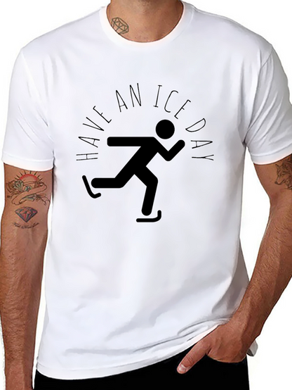 Ice Day Skater Graphic Tee - Black
