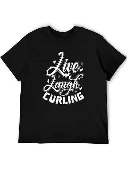 Live Laugh Curling T-Shirt
