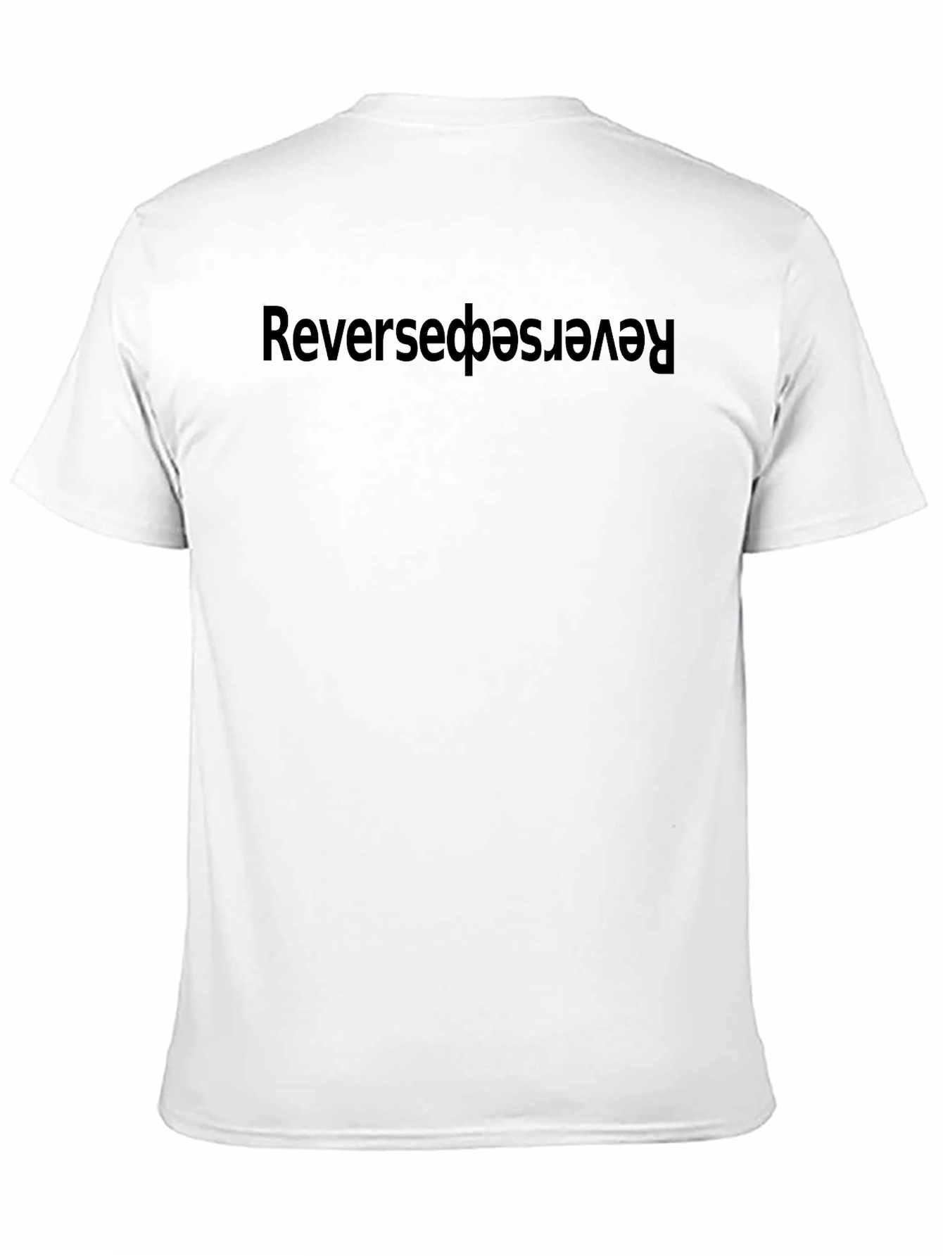 Reversed Black T-Shirt