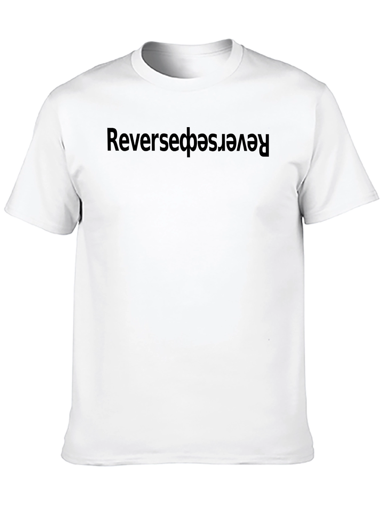 Reversed Black T-Shirt