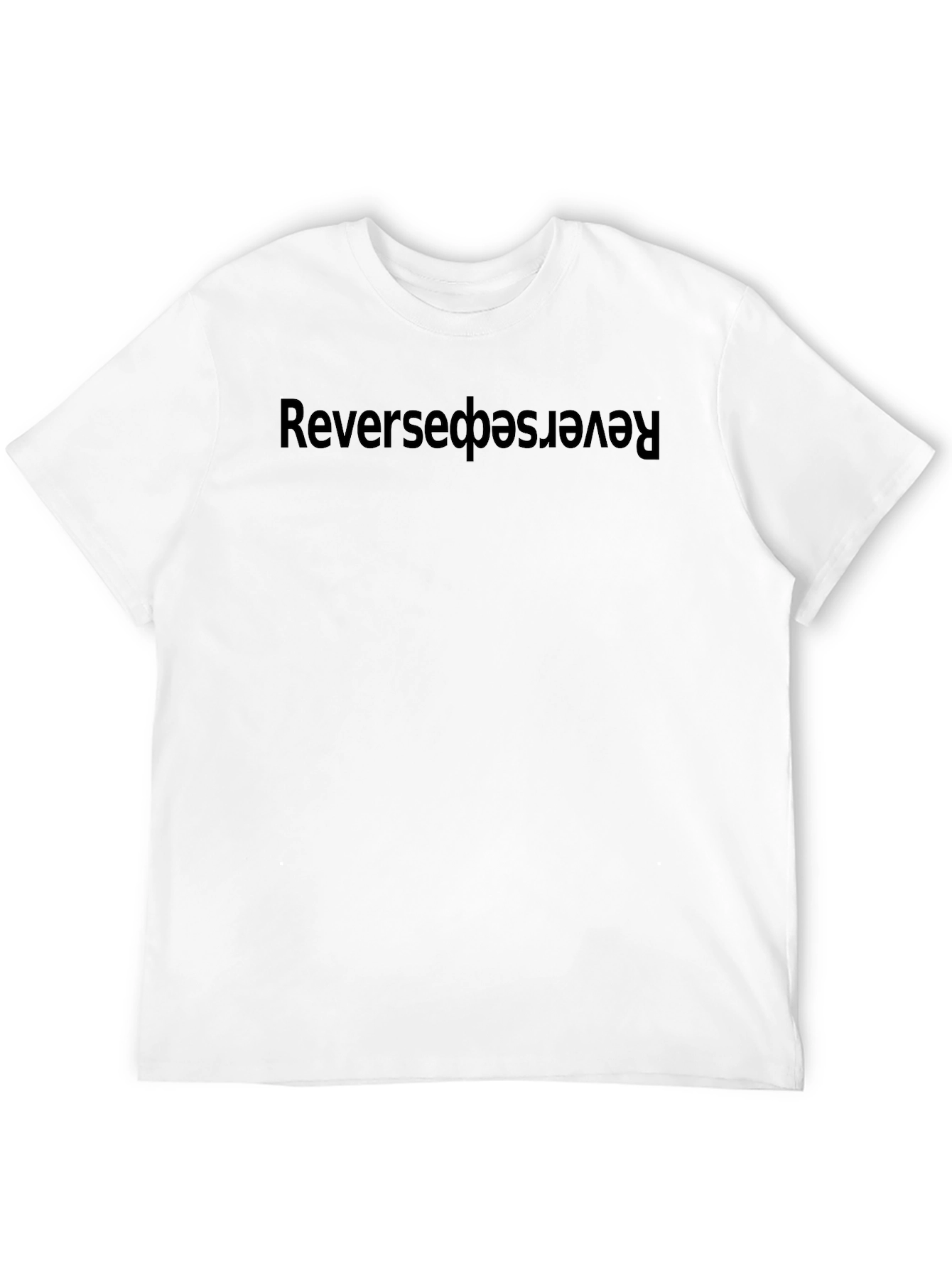 Reversed Black T-Shirt